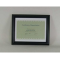 8.5"x11" Black Polymer Certificate Frame